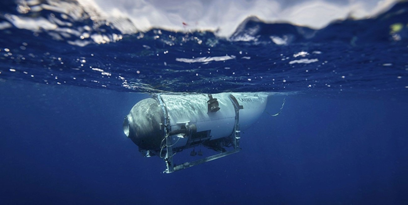 Se quedó sin oxígeno el submarino del Titanic e intensificaron la búsqueda