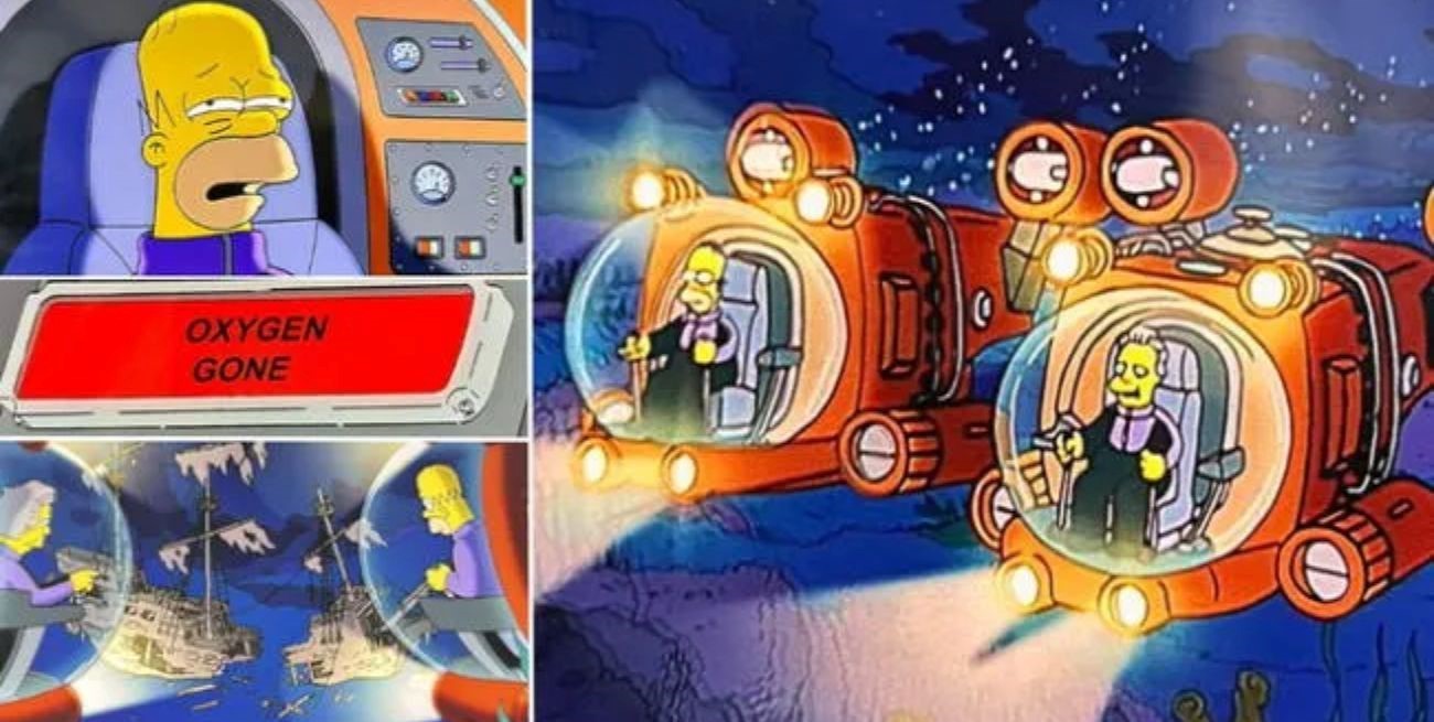 Los Simpson vuelven a sorprender: la predicción sobre el submarino Titán que se hizo realidad
