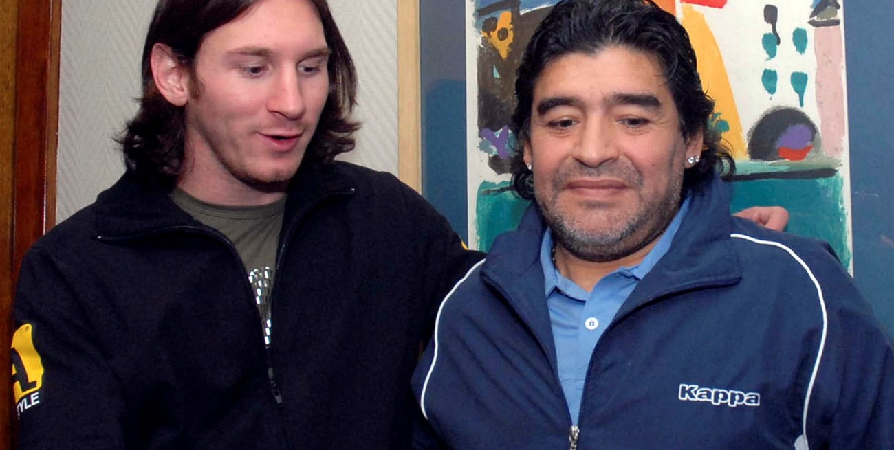 Messi con El Litoral en 2007: "Maradona es único"