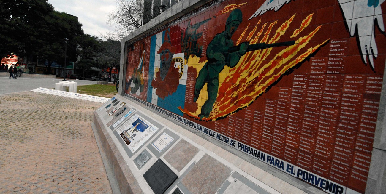 Plaza del Soldado: se pusieron en valor piezas y placas de relevancia histórica y simbólica