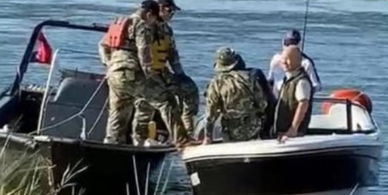 Denuncian la presencia irregular de la Armada paraguaya en la margen argentina del Río Paraná