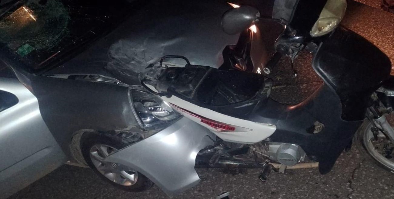 ﻿Motociclista murió tras un choque en Laguna Paiva