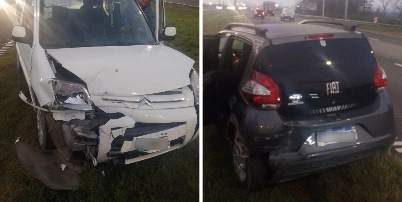 Otro choque fuerte en la autopista Rosario - Santa Fe en pocas horas