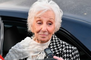 Estela de Carlotto fue dada de alta este martes y se encuentra en buen estado.