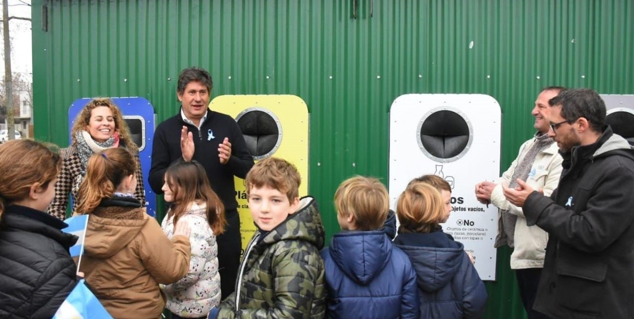 Habilitan una nueva estación de reciclaje y parque de frutos en plaza Los Pinos