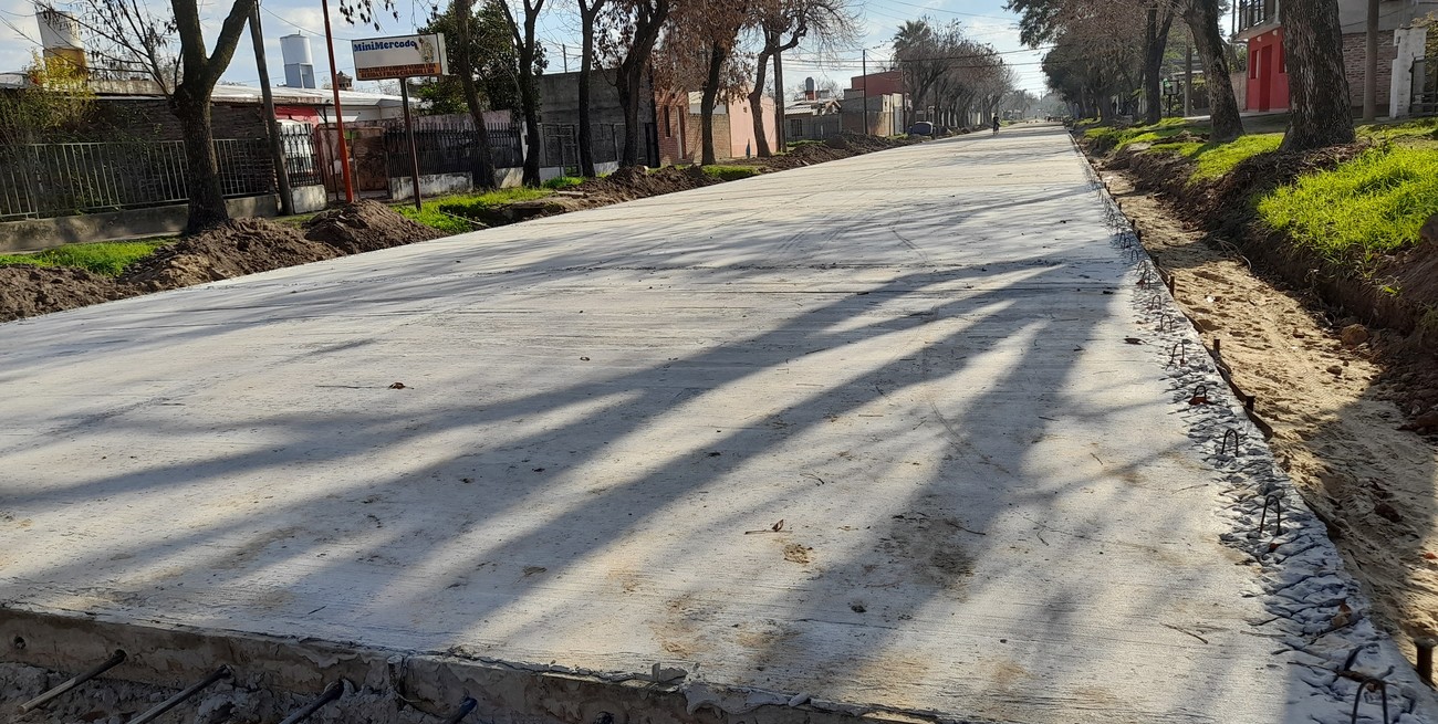 Avanzan las obras de cloacas y pavimentación en San Javier