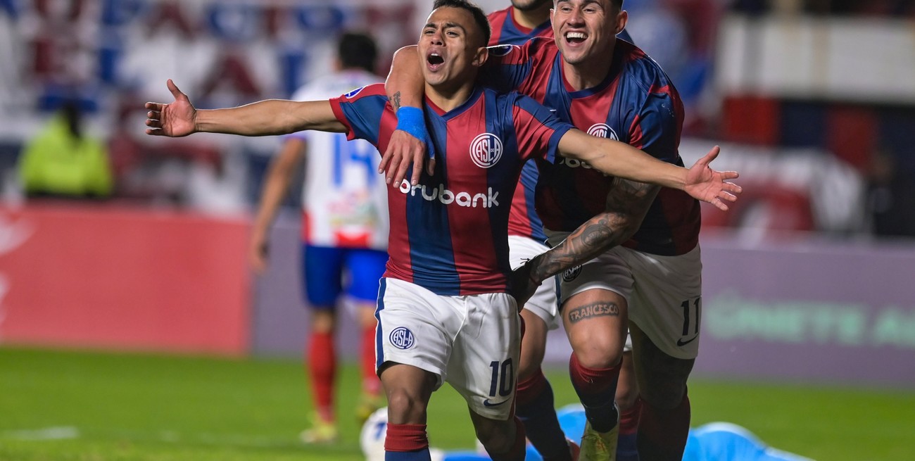 San Lorenzo goleó a Estudiantes de Mérida y se clasificó a la próxima fase de la Copa Sudamericana