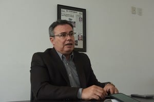 Martín Gainza, precandidato a intendente por la lista Renovar Santa Fe del partido “Juntos Avancemos". Crédito: Mauricio Garín