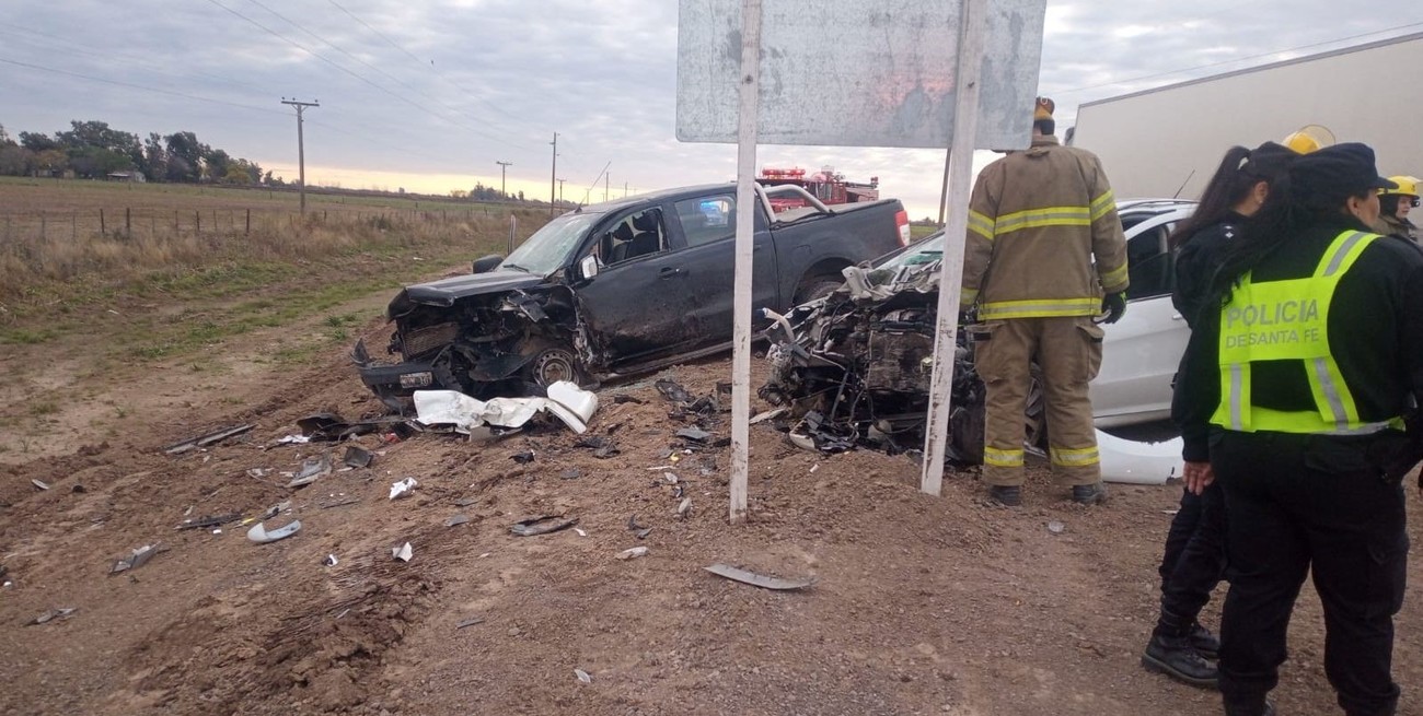 Fallecieron dos mujeres por un choque en Gálvez