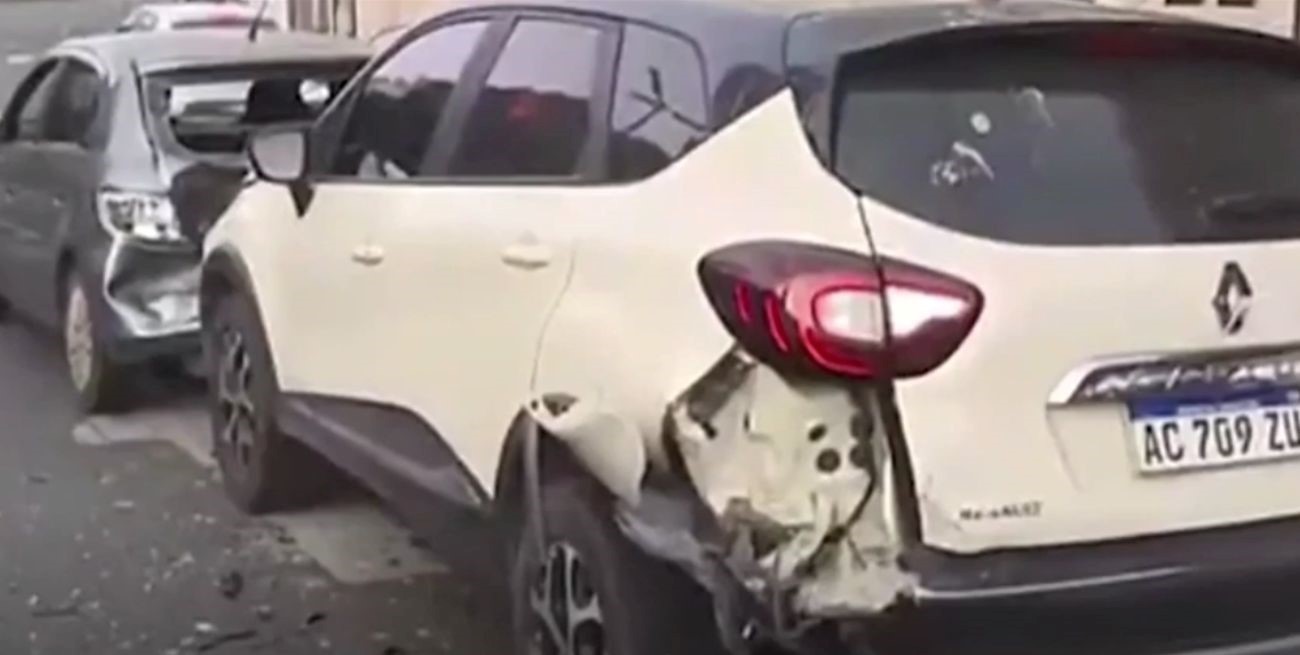 Iba alcoholizado y provocó un choque en cadena en la 9 de Julio