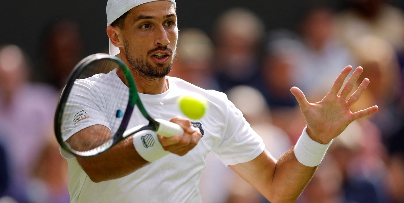 Pedro Cachín no pudo con Djokovic y fue eliminado en primera ronda de Wimbledon