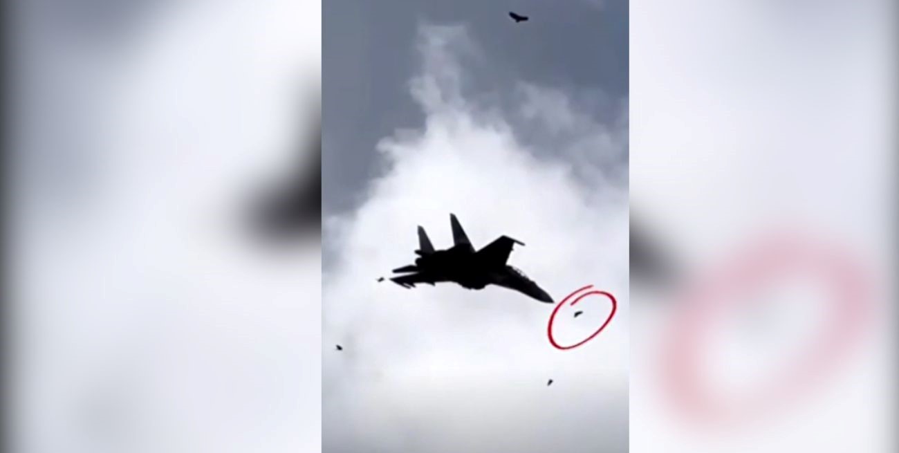 Un avión militar se estrelló por culpa de un ave y murió su piloto
