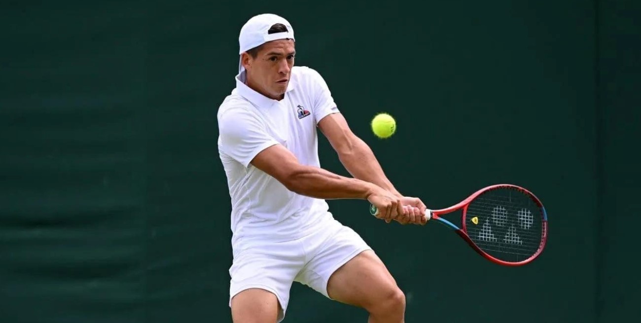 Sebastián Báez no pudo superar la primera ronda de Wimbledon