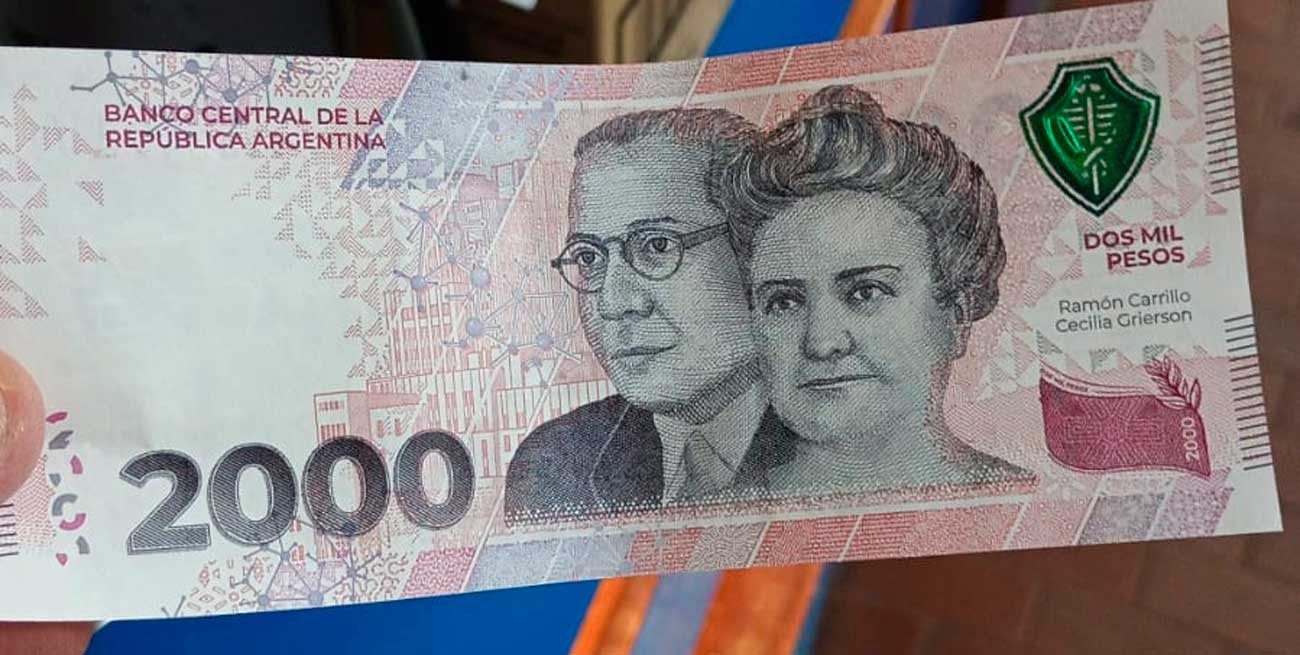 Los billetes de $ 2.000 comenzaron a circular en Santa Fe