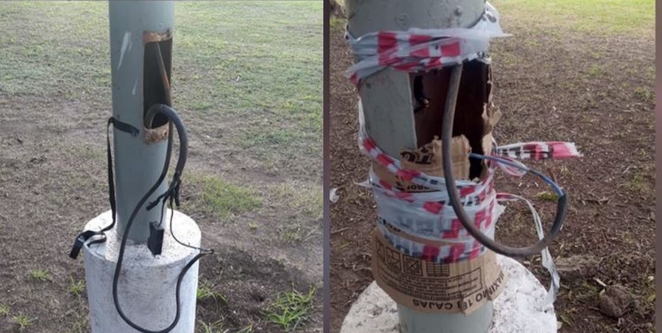 Continúan los actos de vandalismo contra la luminaria pública en la ciudad