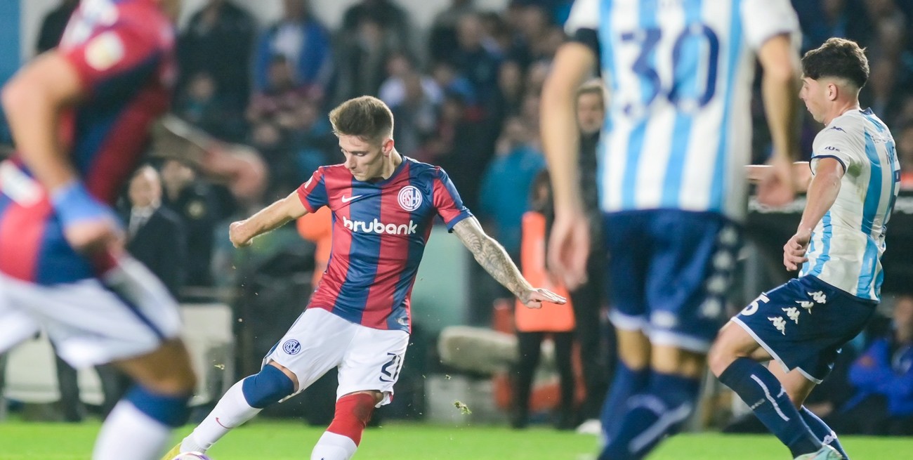 San Lorenzo se lo empató a Racing, pero quedó lejos de la pelea