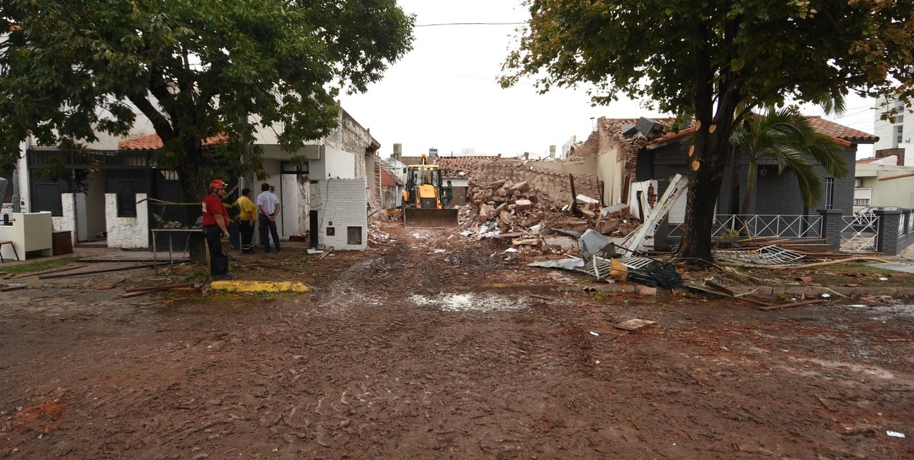 Ordenaron al municipio demoler un inmueble afectado por la explosión en barrio Mariano Comas