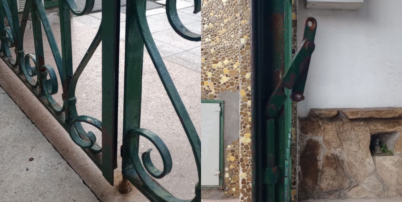 Rompieron un portón y robaron una moto en pleno centro