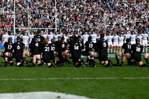 Nueva Zelanda fue netamente superior a Los Pumas. Crédito: Prensa UAR / Gaspafotos.