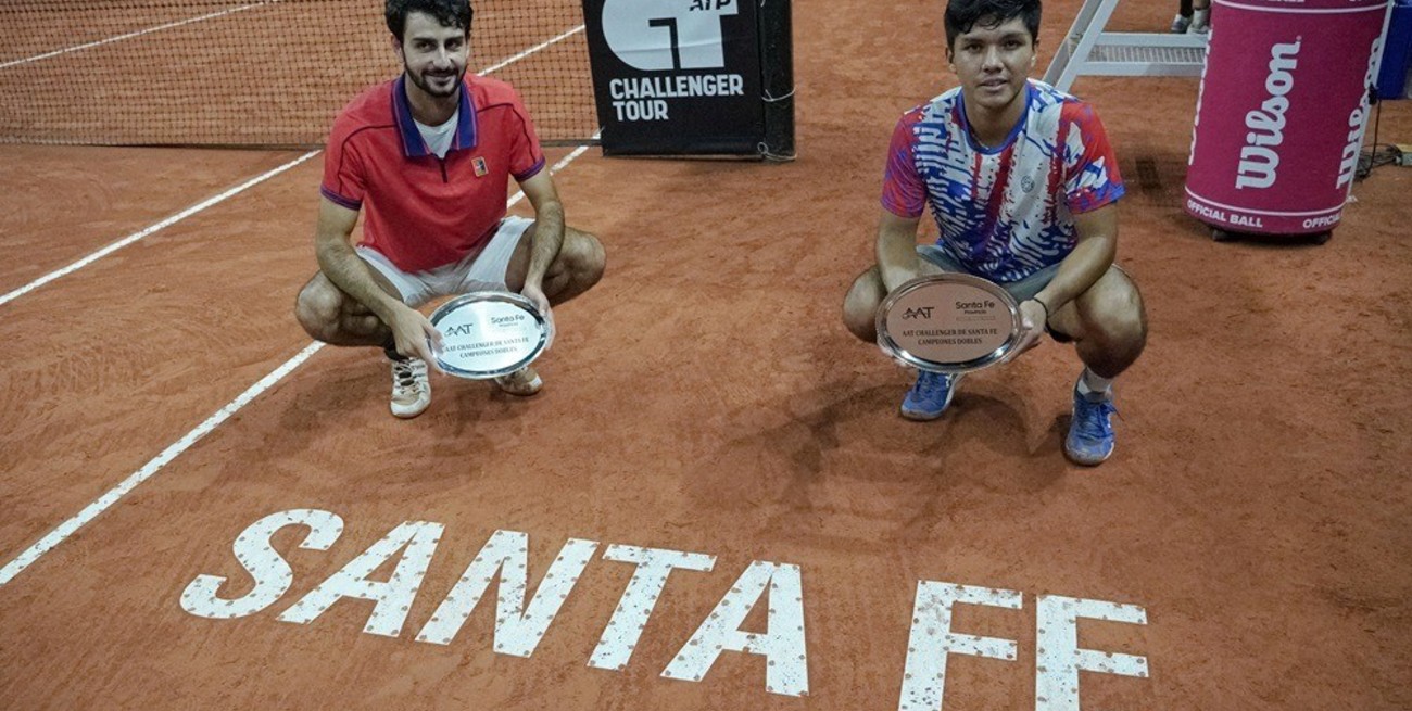 Navone y Vallejo definen el Challenger de Santa Fe; Kirkov-Soto fueron campeones en dobles