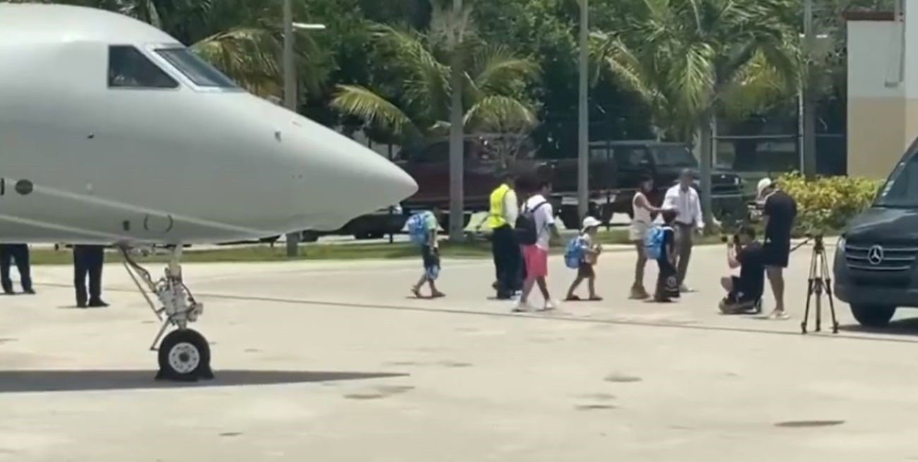 Lionel Messi llegó a Miami junto a su familia para sumarse al Inter de la MLS