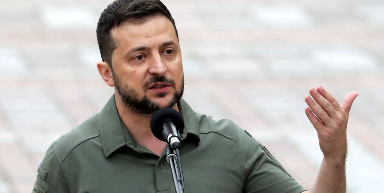 Zelenski habló frente a una multitud en Lituania, que pedía la incorporación de Ucrania a la OTAN