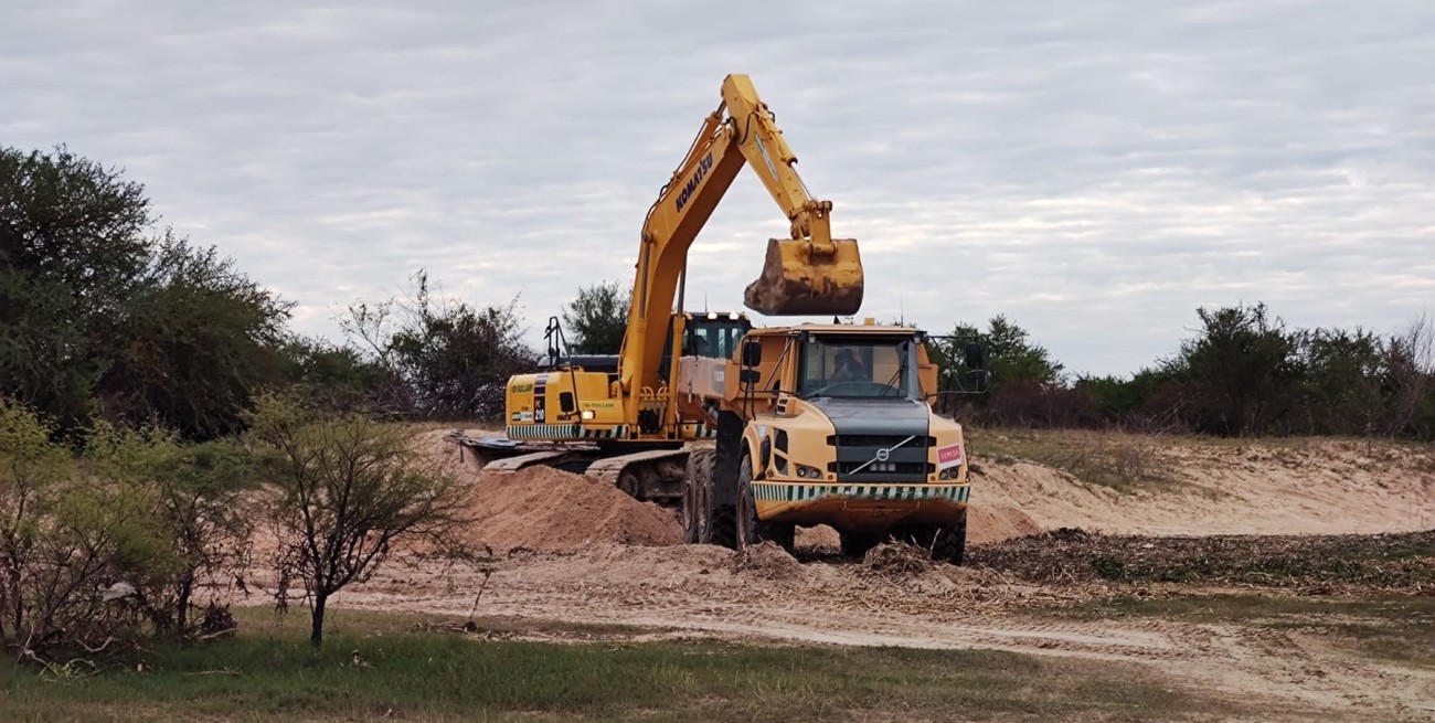 Hay preocupación de vecinos de El Chaquito por el movimiento de suelo en la playa