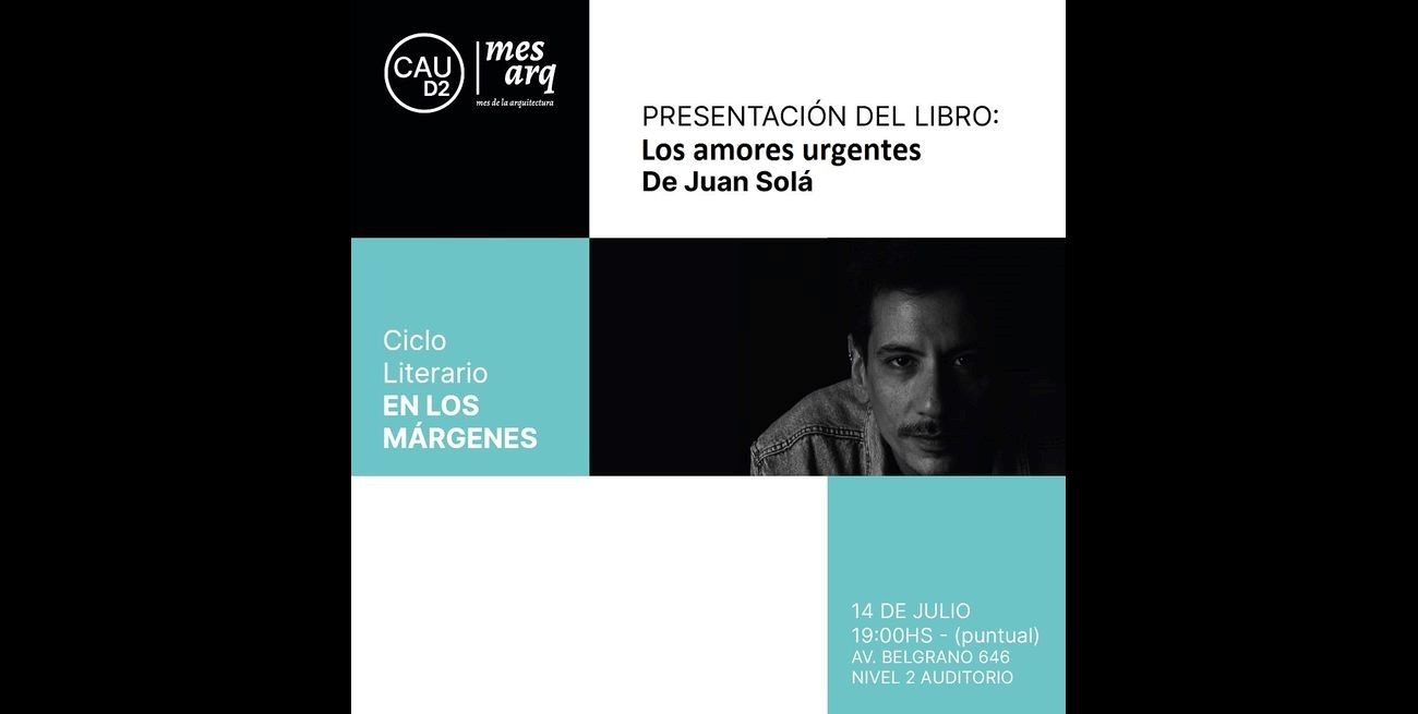 Juan Solá presenta "Los amores urgentes"