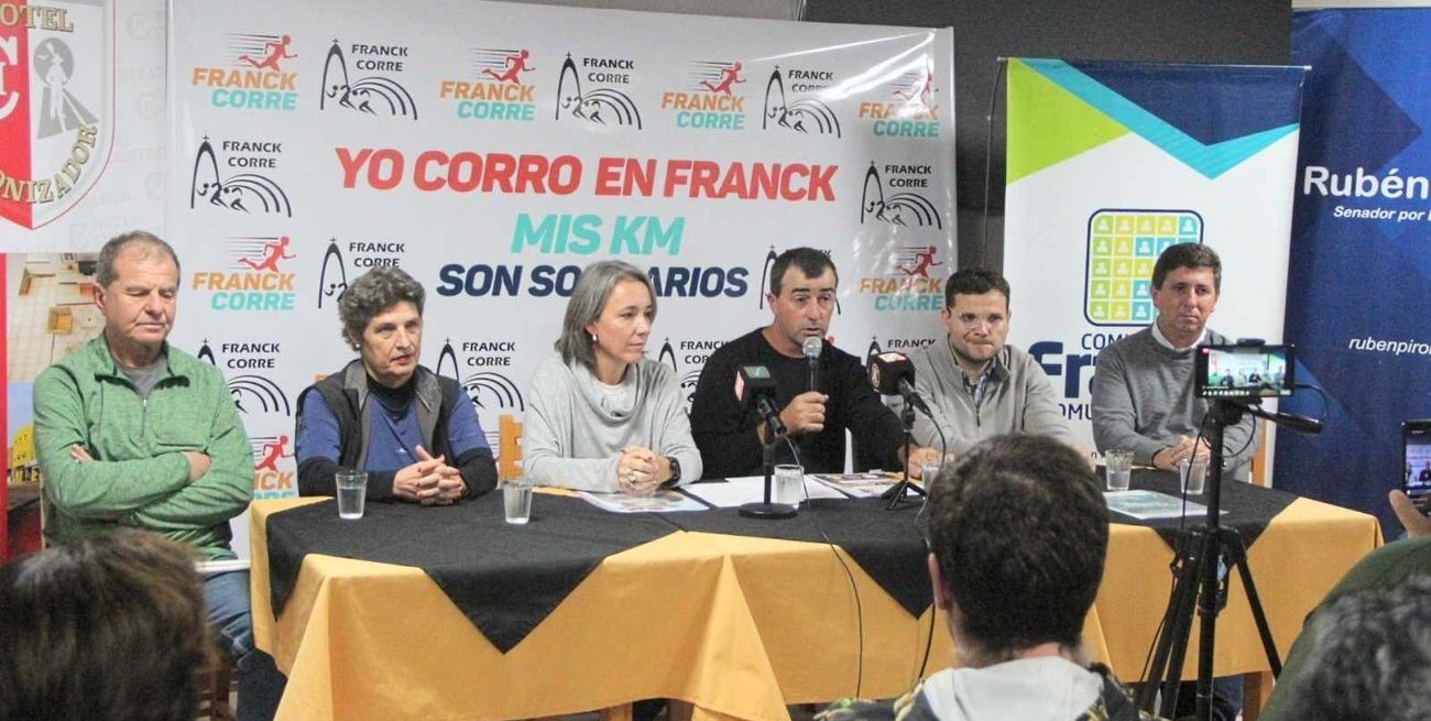 Franck presentó su agenda deportiva para agosto