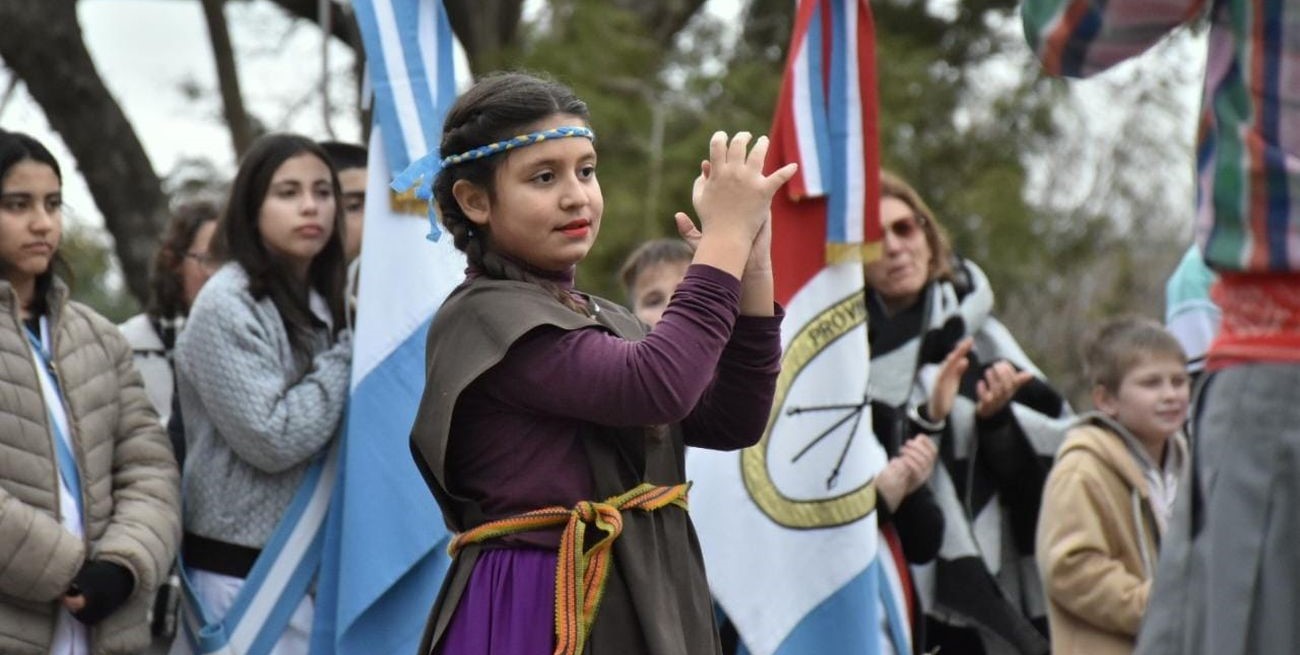 Con un acto en la plaza Brigadier López, San Jerónimo del Sauce celebró sus 198 años