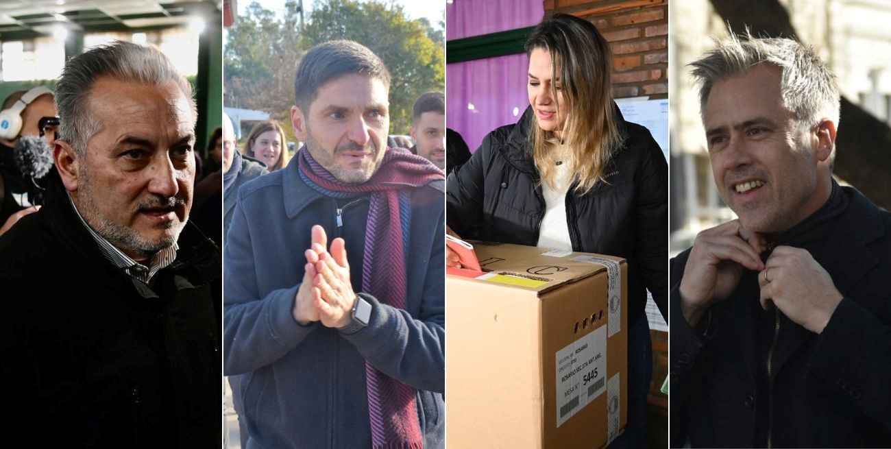 Los principales precandidatos a gobernador de Santa Fe votaron y expresaron sus expectativas