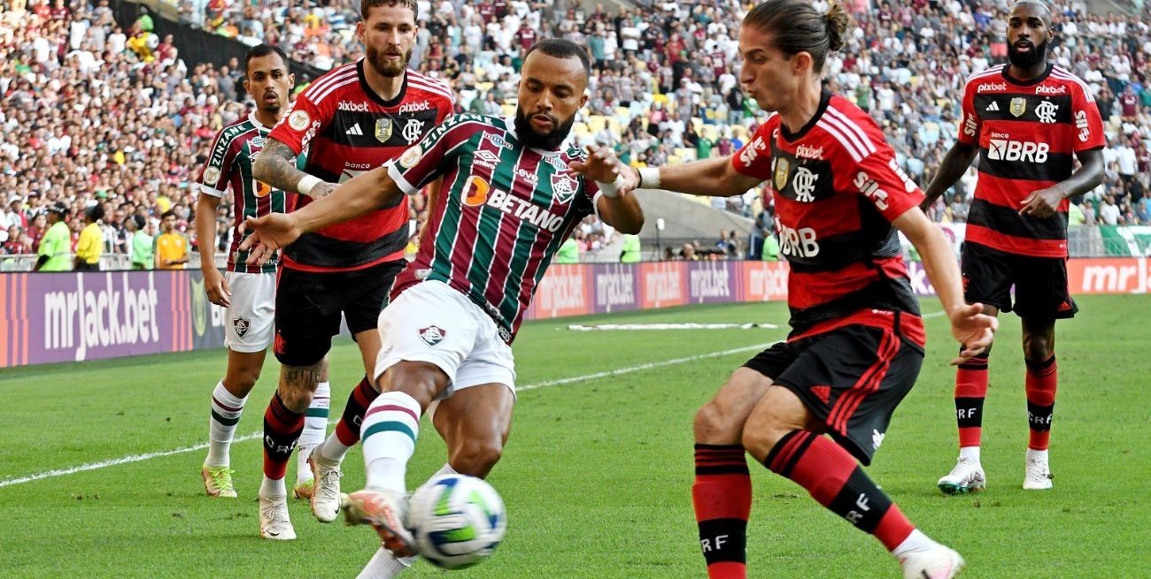 Fluminense y Flamengo empataron en un partido que tuvo al VAR como protagonista