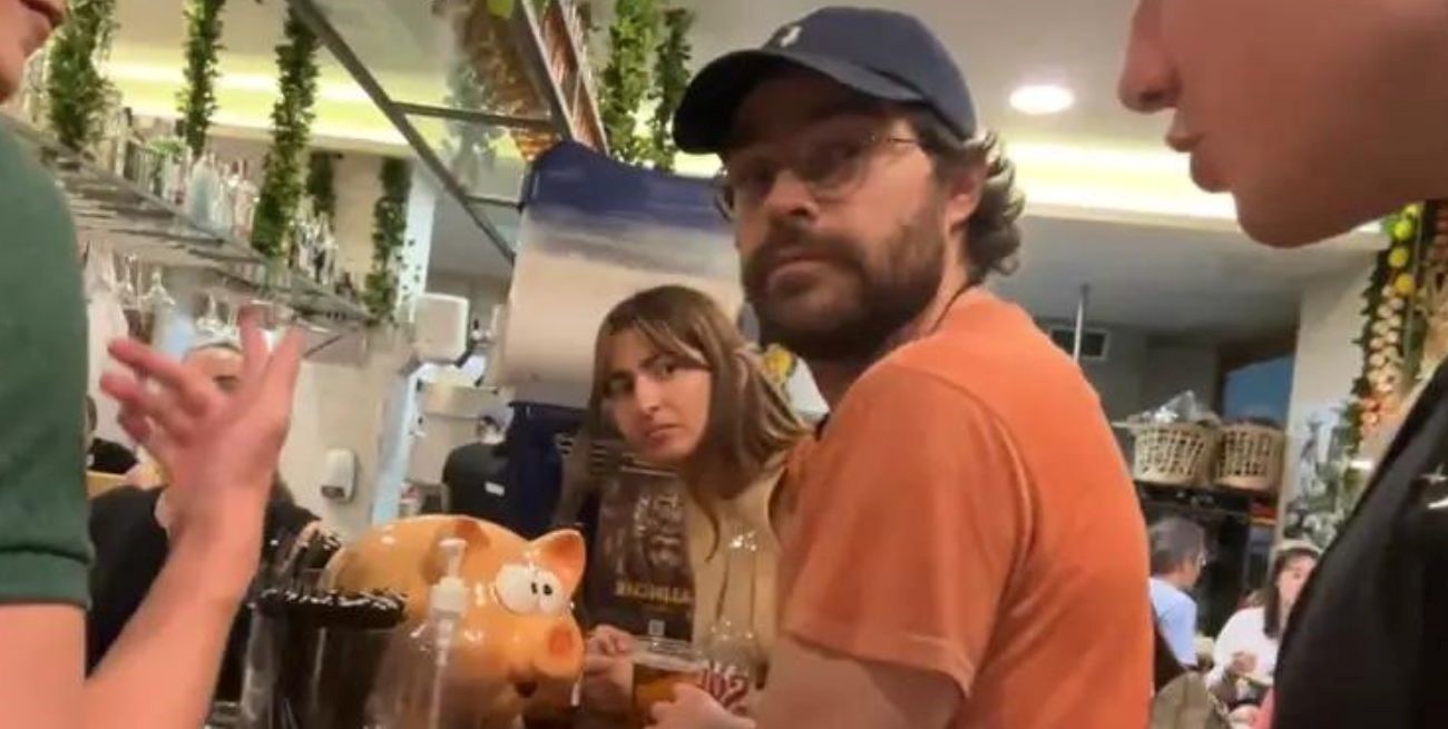 Video: Peter Lanzani protagonizó un escándalo con un tiktoker por filmarlo sin su permiso