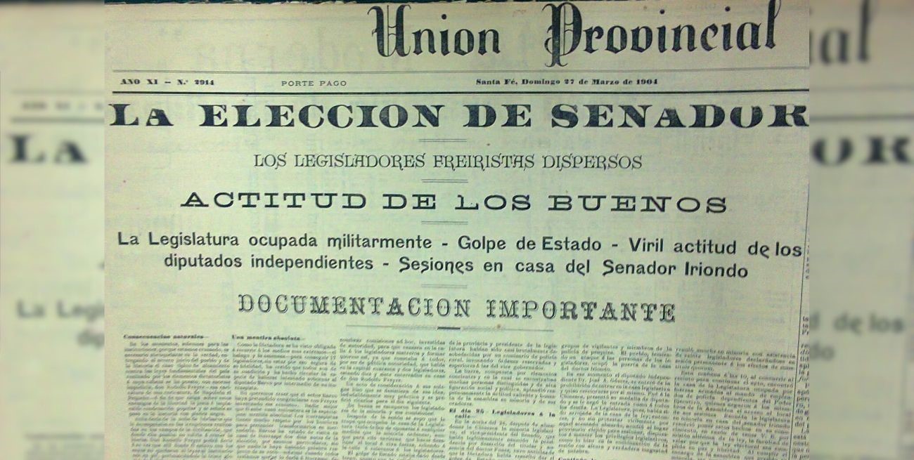 Hace más de un siglo: prensa y debates político-electorales en Santa Fe 