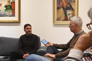 "Si logramos los objetivos políticos inmediatos que es ganar el gobierno provincial y tener mayoría en ambas cámaras como parecería que se podría dar, eso nos va a permitir tener un proyecto institucional de desarrollo", afirmó Pullaro.  Foto: Pablo Aguirre