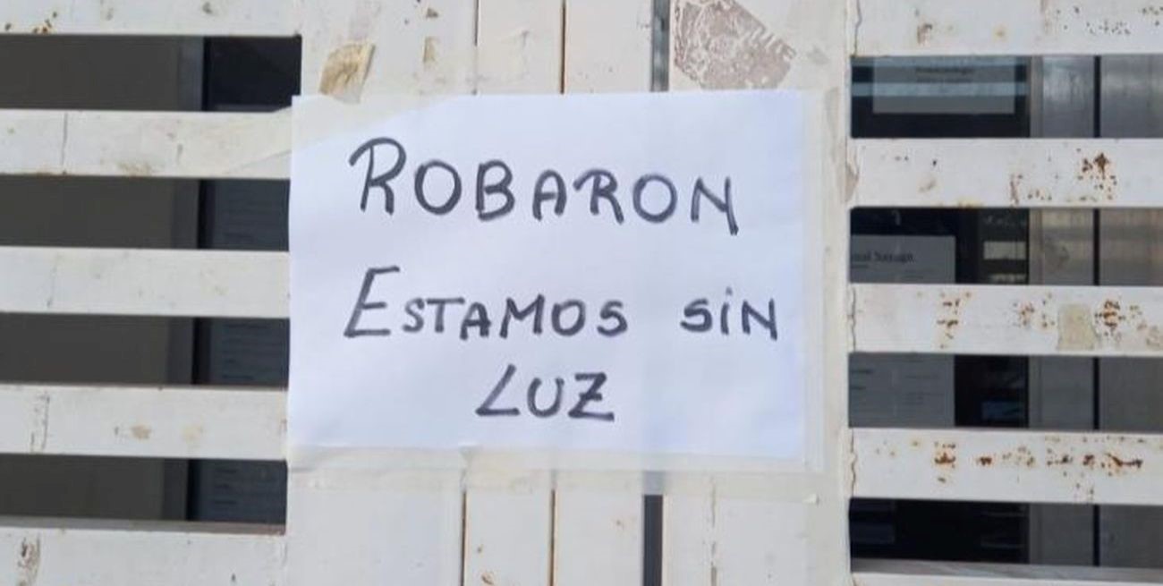Por un robo de cables quedó sin atención el dispensario de barrio San Agustín 