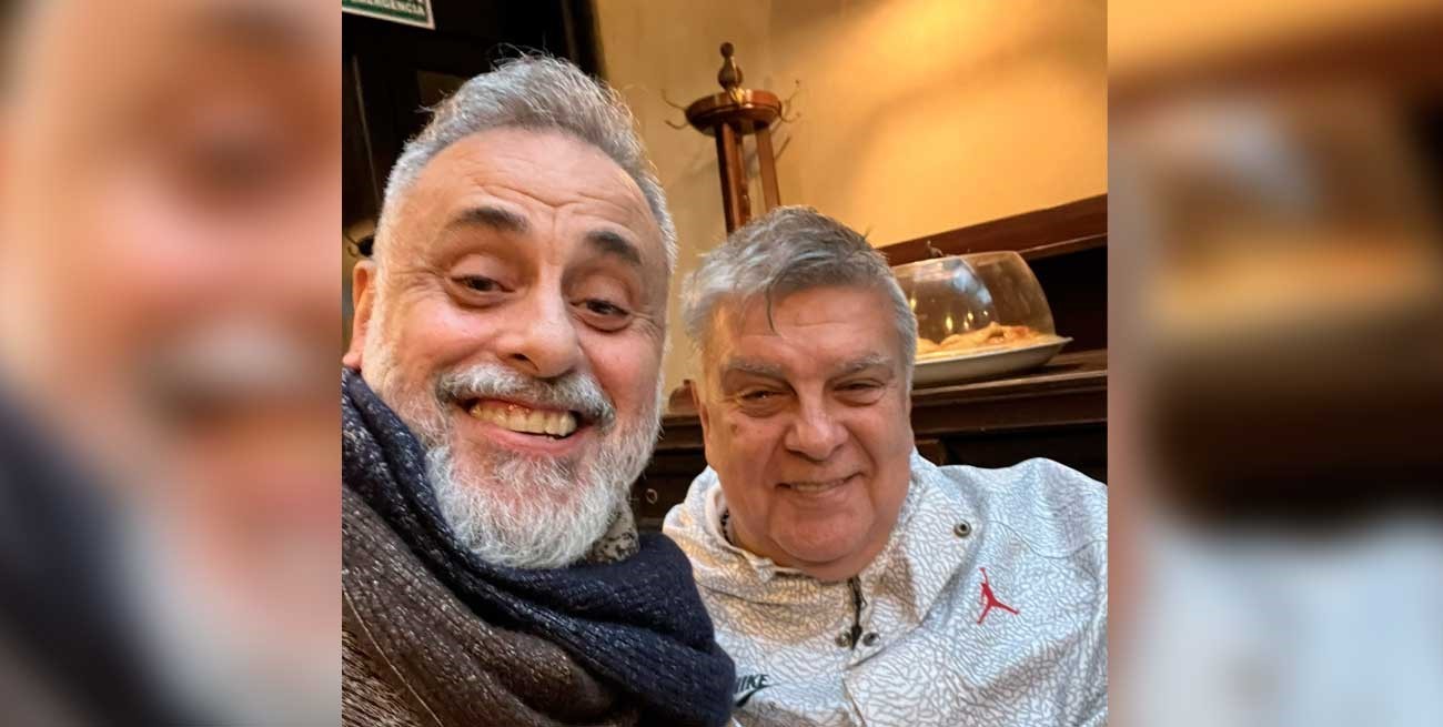 En medio de la artillería pesada, Rial publicó una foto con Ventura: "Feliz día amigo!!!"