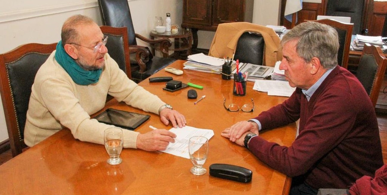 Emilio Jatón se reunió con el ministro Marcos Corach