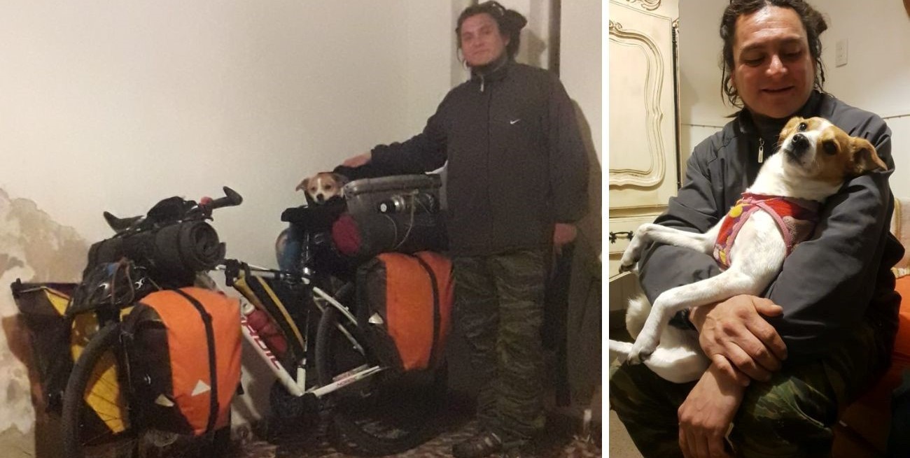 Trotamundos: viaja a Chile en bici para ver a su familia después de 15 años