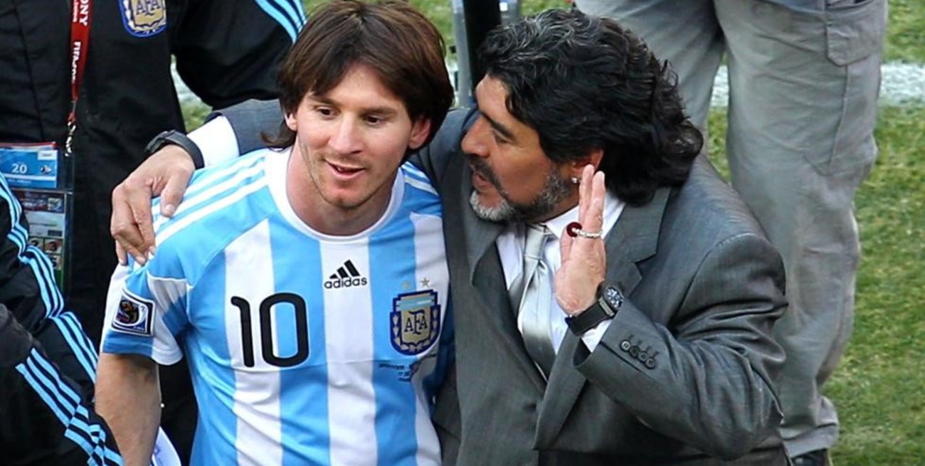 A cinco años de su muerte, Messi homenajeó a Maradona con una foto icónica