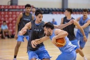 Campazzo y Marcos, presente y futuro de la Selección. Crédito: CABB