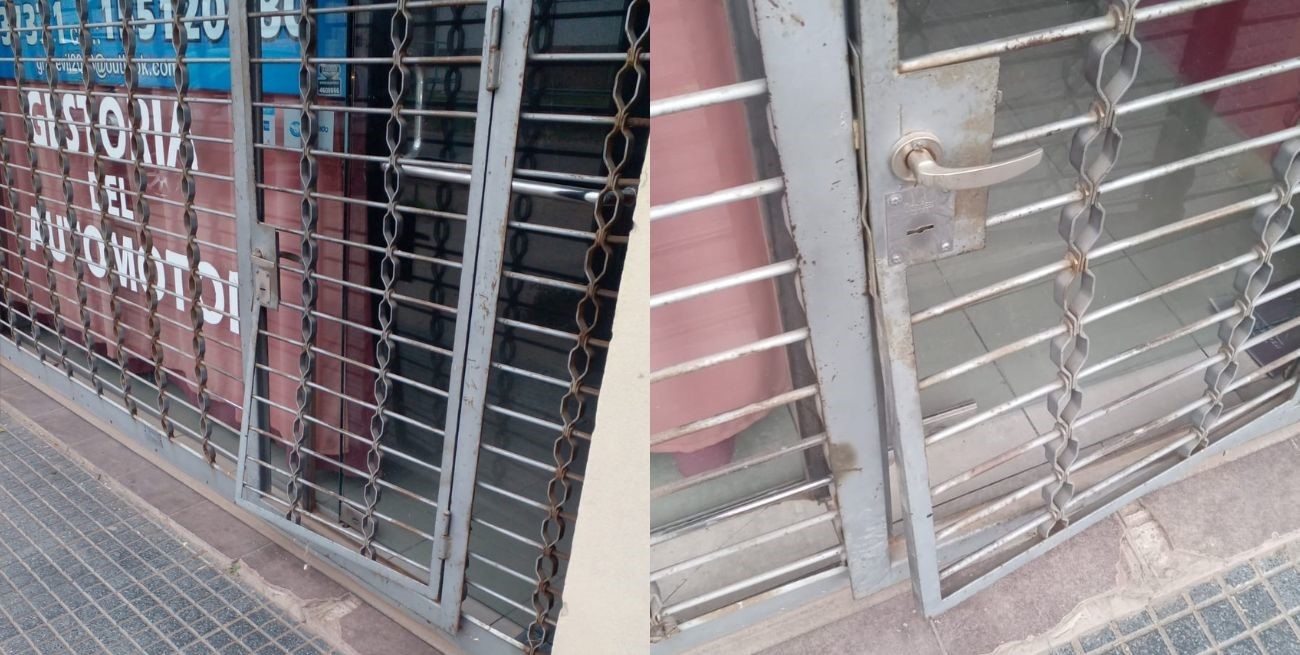 Vandalizaron una gestoría en la zona norte de la ciudad