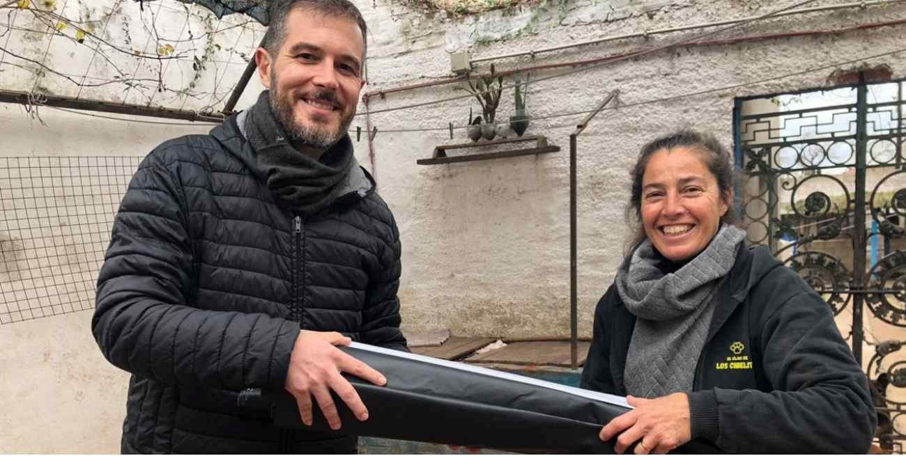 Ponce de León entregó el material de campaña que será reutilizado