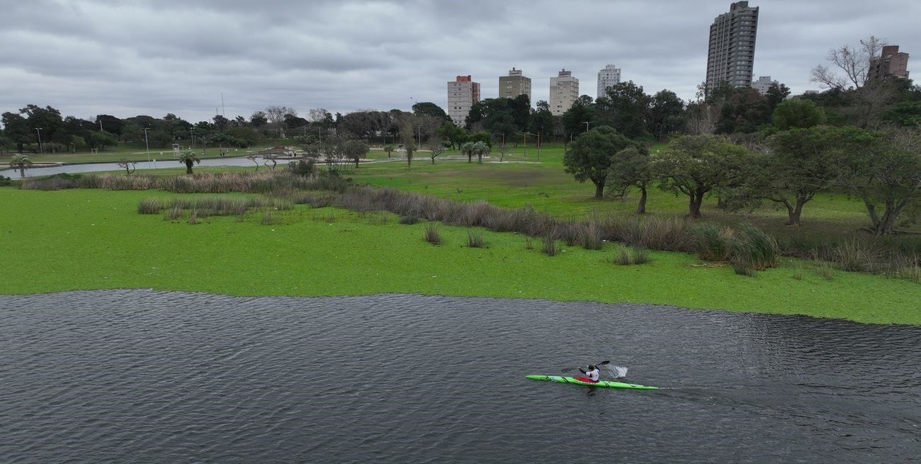 Prevén instalar bombas y limpiar el "mini embalsado" del lago del Parque del Sur