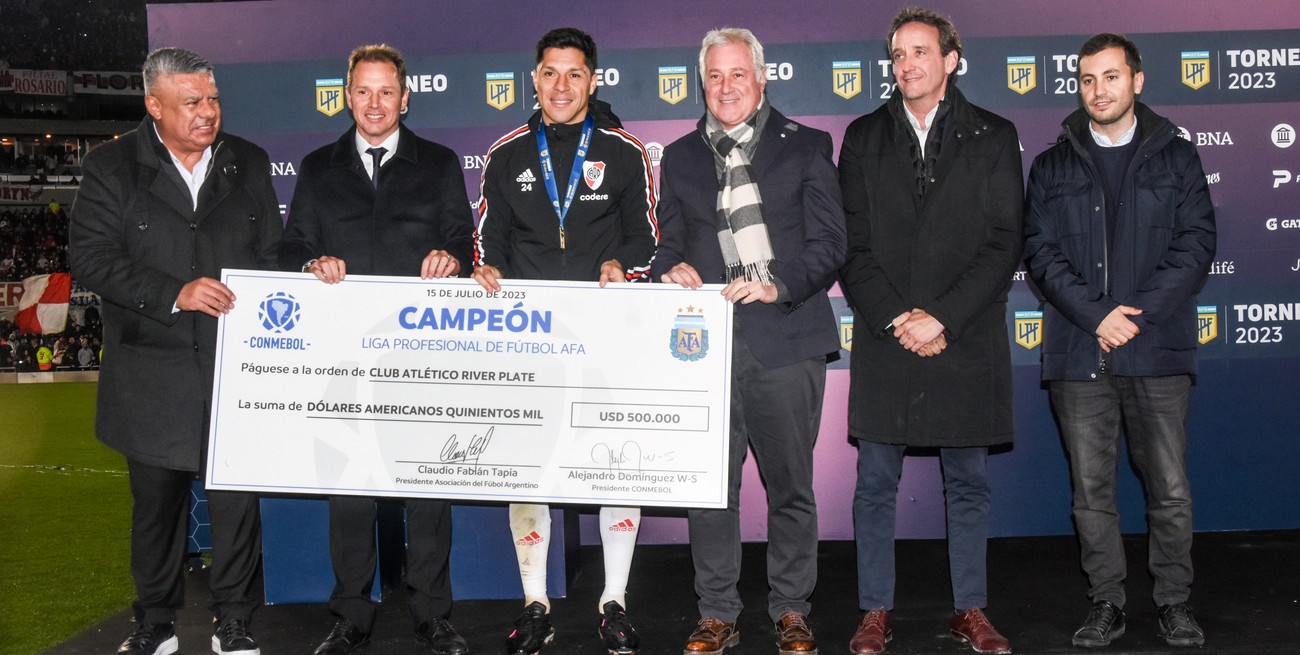 Además de la estrella, River sumó medio "palito verde" de Conmebol