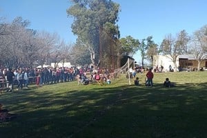 Gran cantidad de personas se juntan cada año a disfrutar.