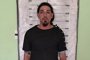 Facundo Jones Huala luego de ser detenido.