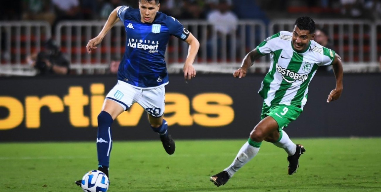Copa Libertadores: Racing cayó ante Atlético Nacional en Colombia