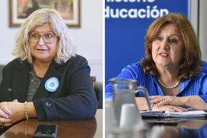 Claudia Balagué y Adriana Cantero. Crédito: Archivo El Litoral.
