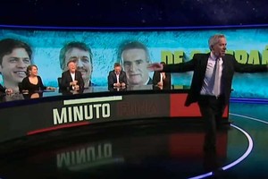 El ex gobernador bonaerense se adelantó y se metió en el vivo antes de su momento asignado.